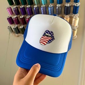 4th of july trucker hat